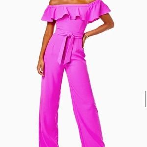 Lilly Pulitzer Jood off the Shoulder Jumpsuit